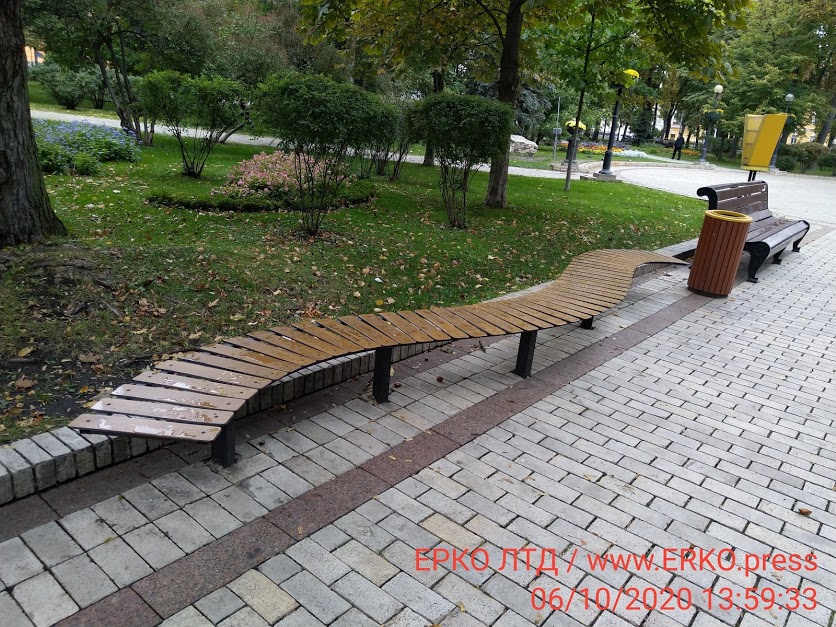 Лавочка парк Шевченка 