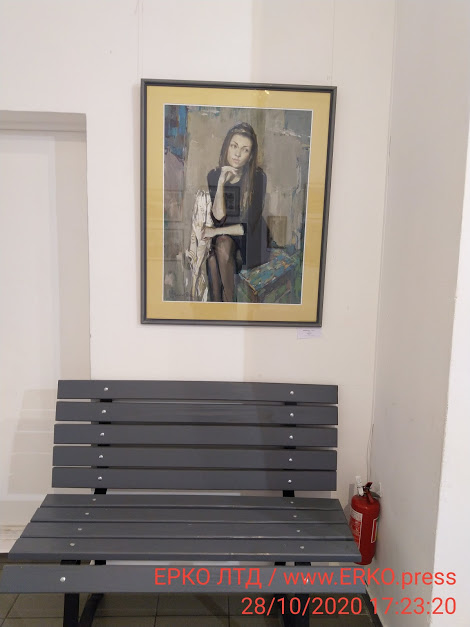 Картина лавочка 